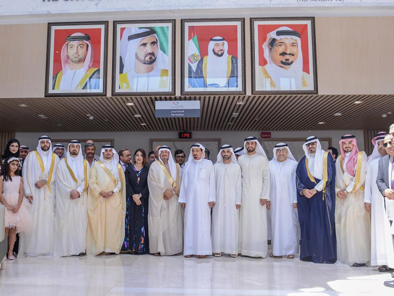 الشيخ حميد بن راشد النعيمي يفتتح المستشفى السعودي الألماني في عجمان